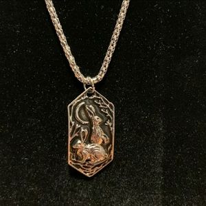 bunny moon necklace